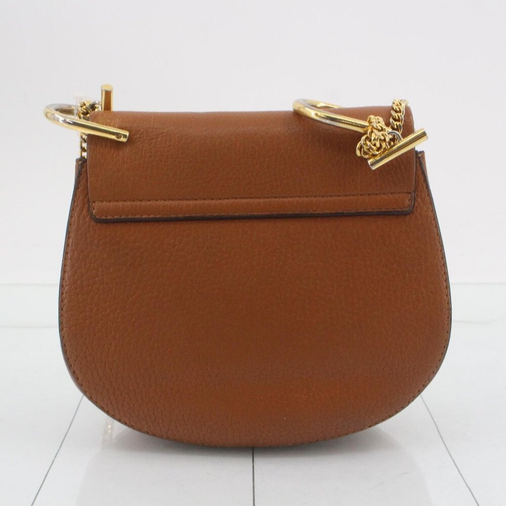 Chloe Drew leather chain Shoulder bag Brown - Picture 2 of 6